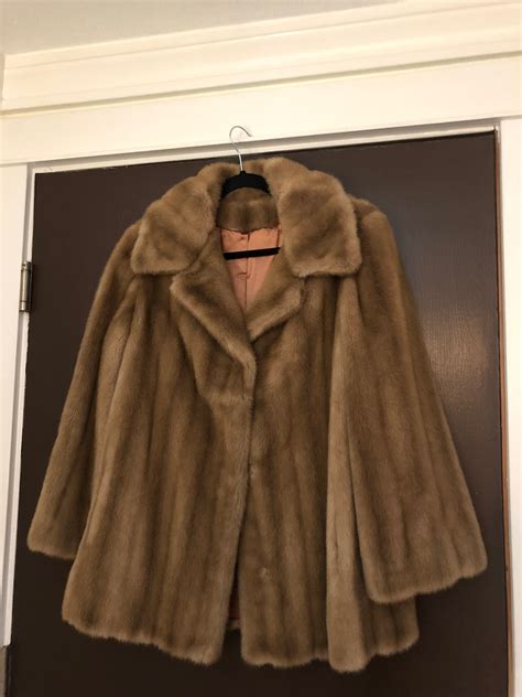 vintage faux fur coat  france etsy