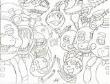 Coloring Nights Freddy Fnaf Freddys Chance Colorare Disegni Entitlementtrap Chika Frozen Wip sketch template