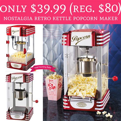 regular  nostalgia retro kettle popcorn maker