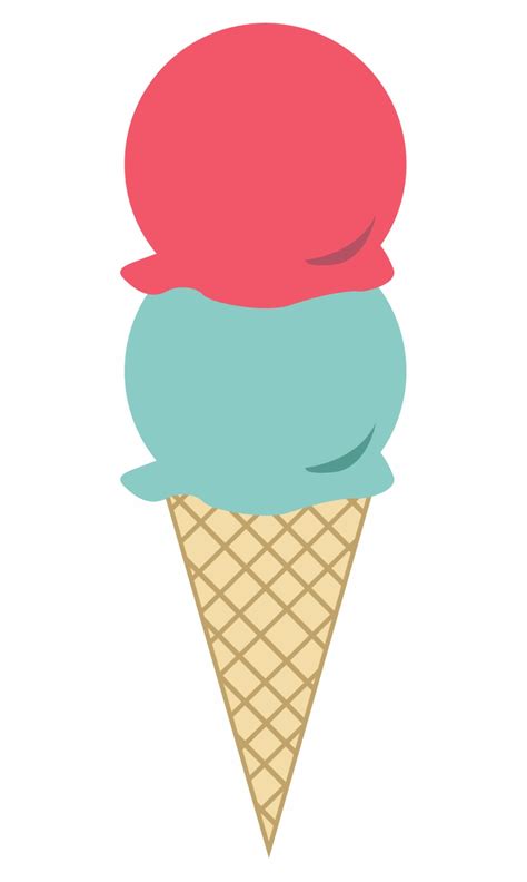 high quality ice cream cone clipart vector transparent png