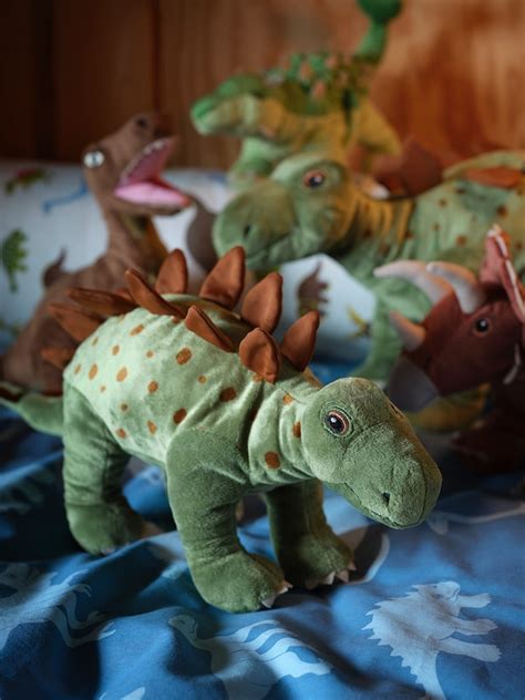 jaettelik soft toy dinosaur dinosaurstegosaurus ikea