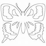 Coloring Butterfly Funky Pages Color Easy Fun sketch template