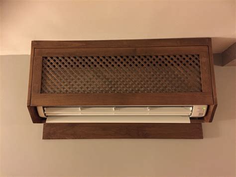 ductless ac heater cover   stylish craftsman home