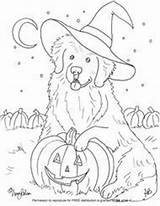 Coloring Newfoundland Treat sketch template