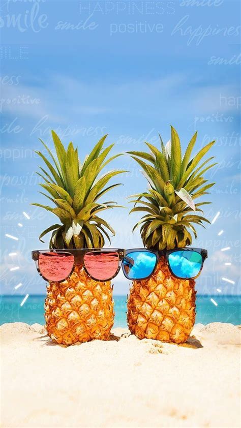 summer ananas glasses sunglasses wallpaper iphone android