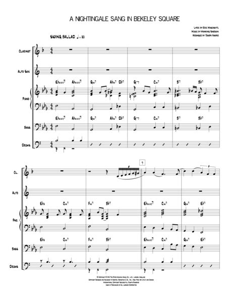 A Nightingale Sang In Berkeley Square Sheet Music Download Link