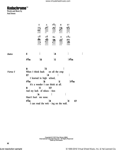Sound Of Silence Uke Chords Sheet And Chords Collection