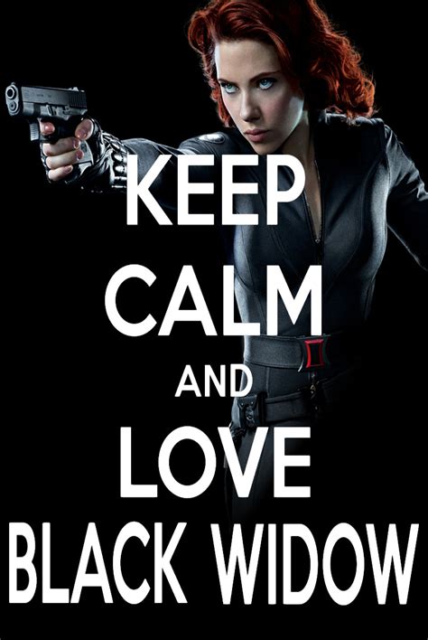 keep calm and love black widow by ameh lia on deviantart