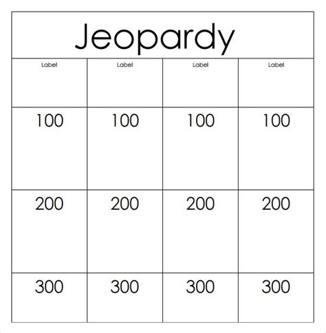 jeopardy samples