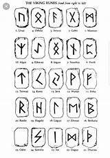 Runes Viking sketch template