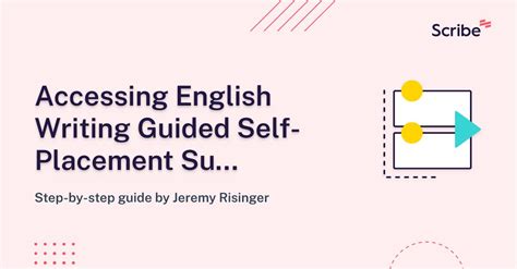 accessing english writing guided  placement survey scribe