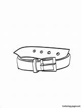 Belt Coloring Pages Belts Wwe Printable Color Clothes Clothing 55kb 750px Template sketch template