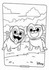 Coloring Bingo Pages Rolly Puppy Dog Pals Disney Family Activity Printable Book Visit Entitlementtrap Pug sketch template