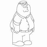 Guy Drawing Family Cartoons Draw Easy Cartoon Characters Coloring Pages Drawings Peter Griffin Kids Fun Cliparts Adults Print Clipart Printable sketch template