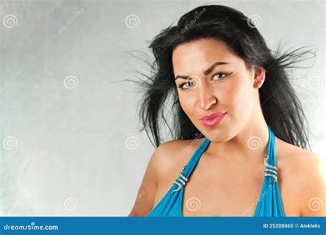 Wonderful Brunette Woman Stock Image Image Of Cute Portrait 25208865