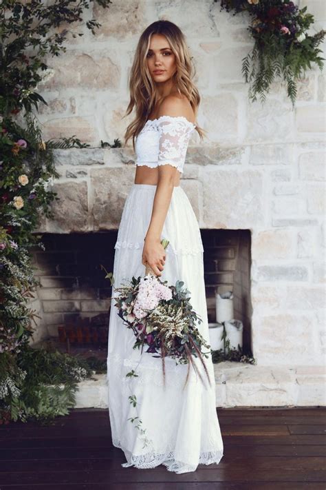 Swoon Worthy Two Piece Wedding Dresses Articles Easy