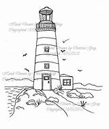 Lighthouse Coloring Cape Hatteras Template Pages sketch template