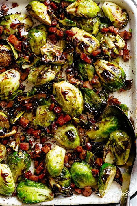roasted brussels sprouts  bacon cafe delites