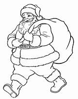 Coloring Pages Santa Claus Christmas Printable Father Drawing Cartoon Winter Print Chris Brown Color Kids Children Sheets Printing Printables Getcolorings sketch template
