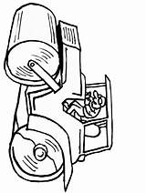 Coloring Pages Construction Clipart Kids Equipment Machines Cliparts Vehicle Worker Roller Bulldozers Colorat Cu Excavators Library Digger Clip Bulldozer Planse sketch template