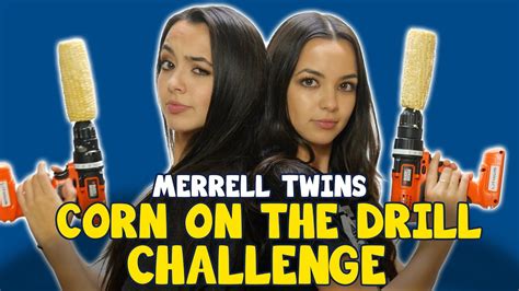corn on the drill challenge merrell twins youtube