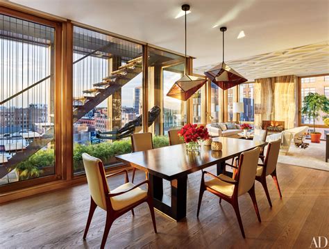 dining room decor   york city  architectural digest