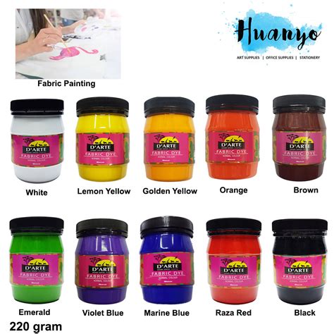 darte fabric paint colour dye  gram  bottle