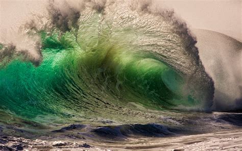 green ocean wave phone wallpapers