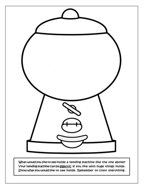 printable  day gumball machine template