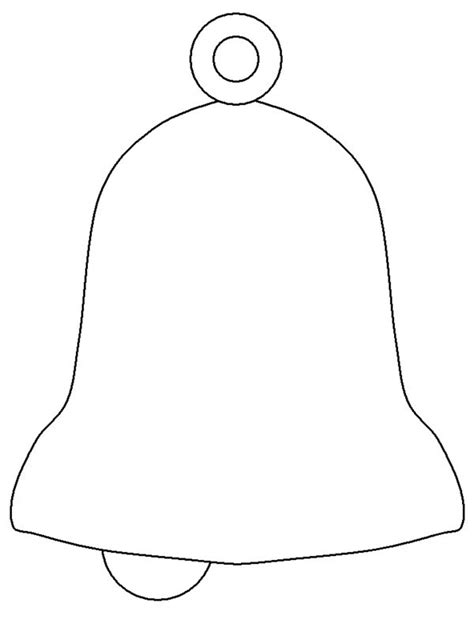 christmas bells coloring pages png  file