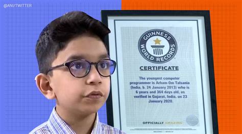year  ahmedabad boy sets world record   youngest computer