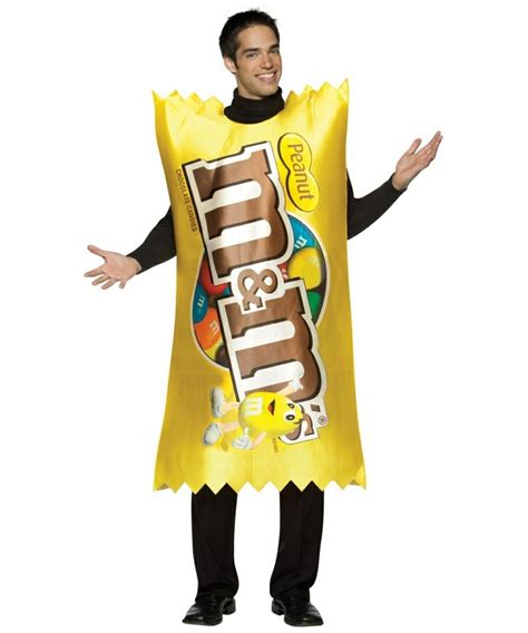 Adult M And M Peanut Wrapper Costume Peanut Costumes