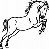 Galloping Horse Coloring Pages Getcolorings sketch template