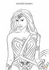 Coloring Maravilla Maravilha Wonderwoman Ausmalbild Tulamama Superheroes Supergirl Anime Gadot sketch template