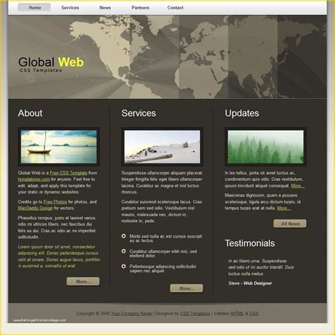 css website templates   business website themes amp templates riset