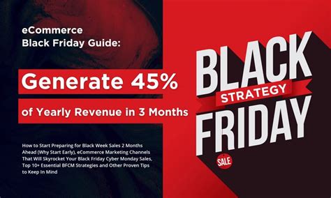 ecommerce black friday guide generate   yearly revenue