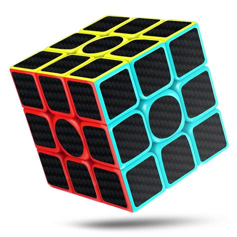 rubiks cube speed cube xx carbon fiber sticker smooth magic  puzzle rubiks cube enhanced
