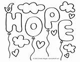 Hope Coloring Pages Cancer Getcolorings Ribbon Printable sketch template