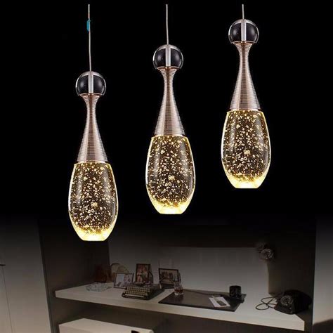 Modern Crystal Glass Bubble Pendant Led Light Hanglamp In Fashionable