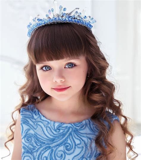 6 year old russian with beautiful blue eyes is voted the most beautiful