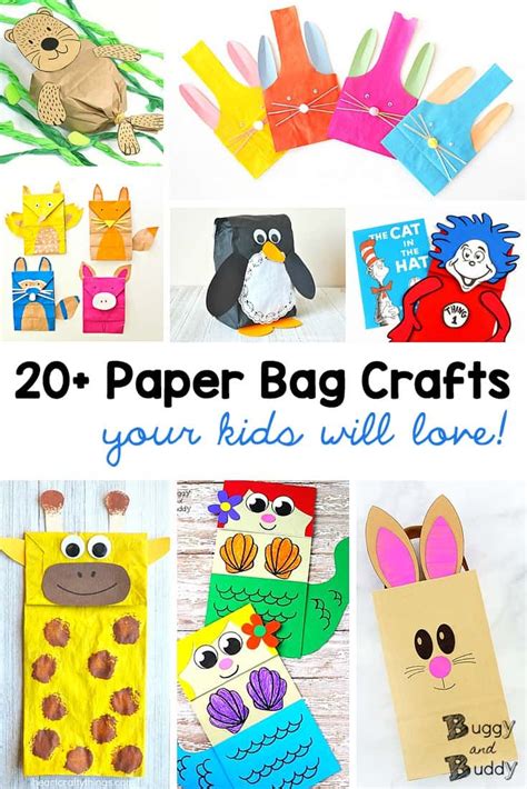 paper bag crafts  kids  love buggy  buddy