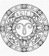 Aries Zodiac Horoscope Ryley sketch template
