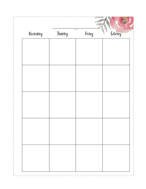 happy planner  printable pages floral paper trail design