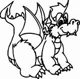 Coloring Dragon Baby Wecoloringpage sketch template