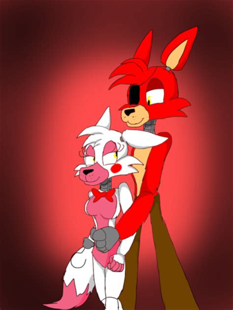 foxy x funtime foxy mangle by jackjack2017 on deviantart