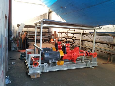 site skid mounted pump set  pumps