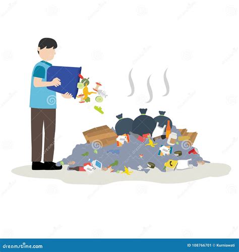 throw garbage stock illustrations  throw garbage stock illustrations vectors clipart