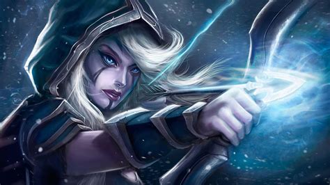 X Dota Drow Ranger Art Wallpaper Coolwallpapers Me Hot Sex Picture