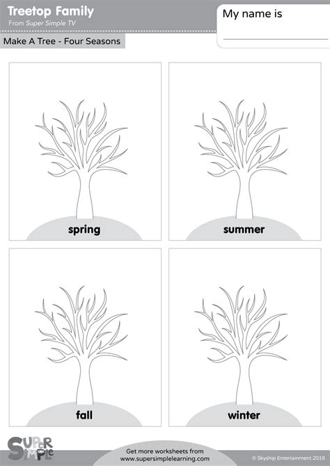 treetop family   tree  seasons super simple