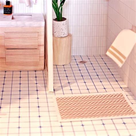 dollhouse flooring printable mediterranean tiles design  blue